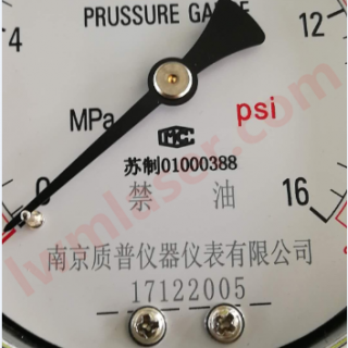 壓力表盤激光打標(biāo)