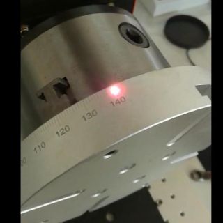 激光旋轉打刻度
